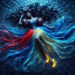 Sleeping Snow White DIY 5D Full Round Drill Diamond Painting